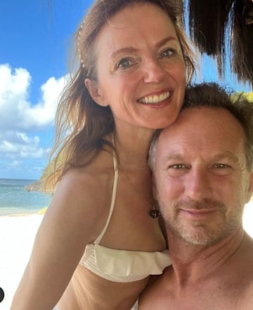 Geri Halliwell et son mari Christian sur Instagram