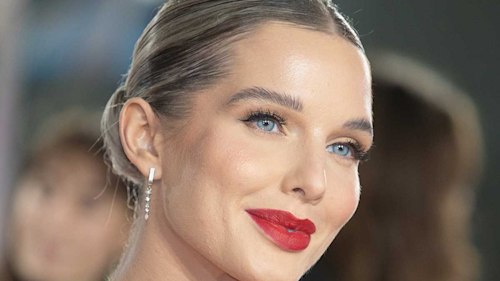 Helen Flanagan stuns in flirty feathered mini dress for special occasion