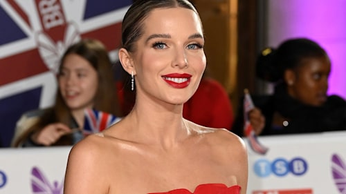 Helen Flanagan looks unbelievable in red corset dress for Valentine's Day