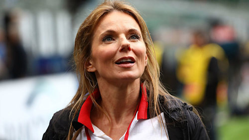 Geri Horner makes big change to usual look during Cheltenham Races appearance