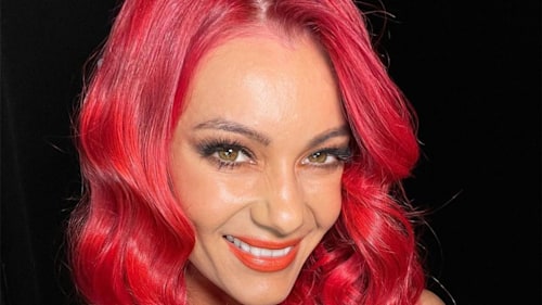 Dianne Buswell flaunts new tattoo in plunging velvet top