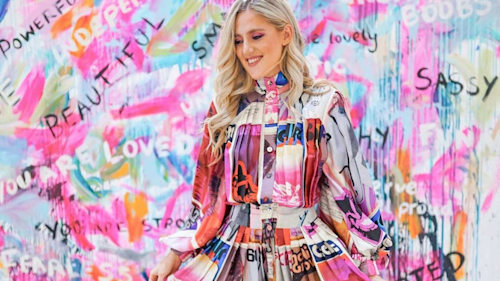 Sophie Tea: Meet the artist who's changing the London art scene one pink paint stroke at a time