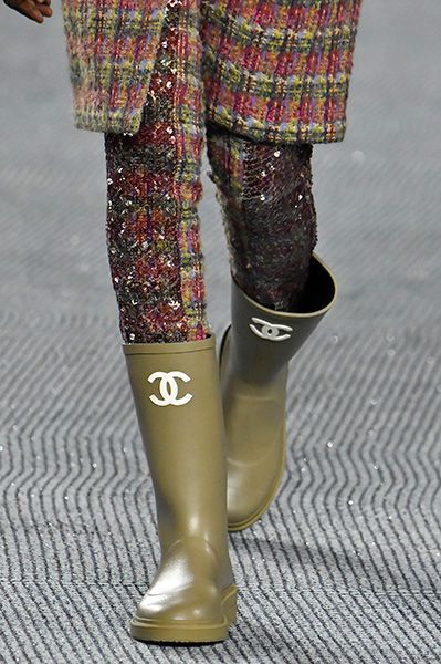 chanel wellies