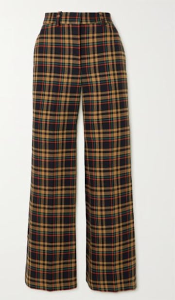 Checked-trousers