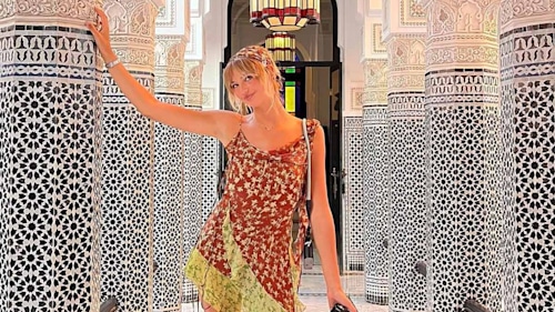 Mia Regan serves 'bohemian babe' in Marrakech with the most stunning Y2K accessory