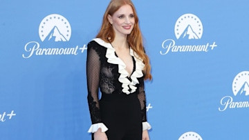 Jessica chastain george and tammy jumpsuit
