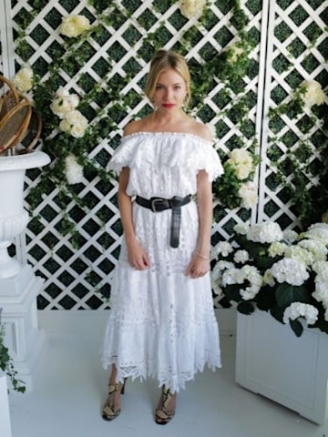 sienna miller wimbledon white dress