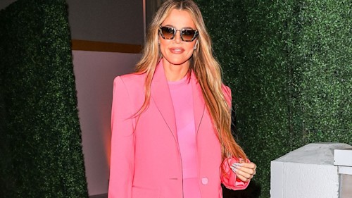 Khloe Kardashian just rocked the ultimate Barbiecore outfit
