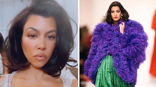 Kourtney Kardashian's hairdresser reveals the 90s supermodel who inspired her new bob