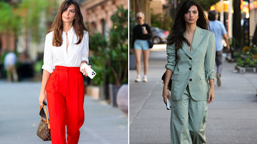 Emily Ratajkowski has been all about tailoring recently – and we're into it
