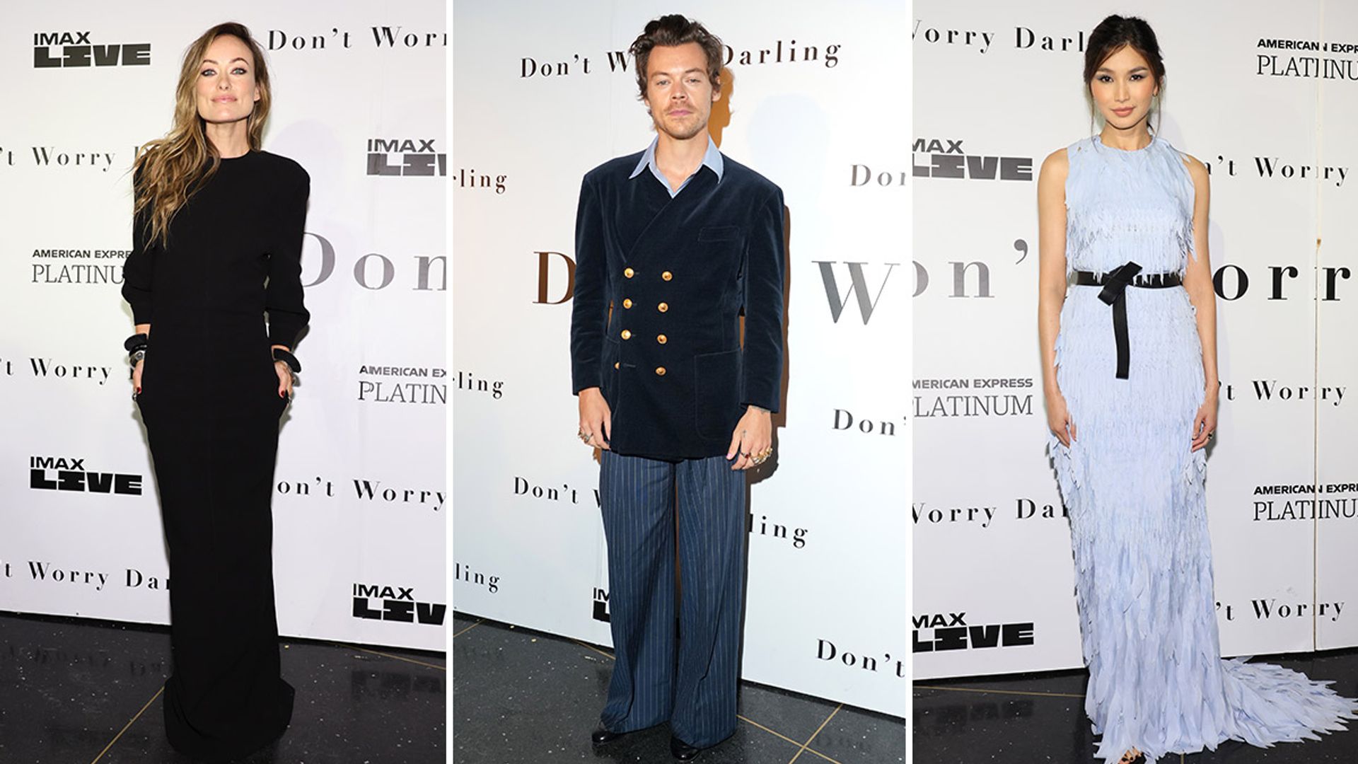 Harry Styles and Olivia Wilde reunite at NYC Don't Worry Darling