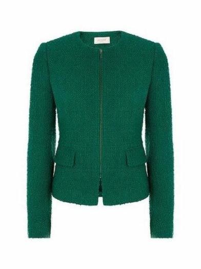 Kate Middleton is demure in emerald green Hobbs skirt suit on hospice ...