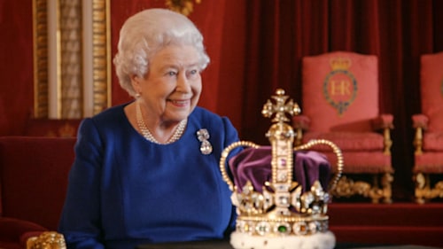 The Queen reveals dangers of wearing a crown, but jokes they are 'quite important things'