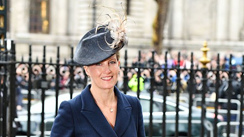 Sophie, The Countess of Wessex stuns in chic designer outfit
