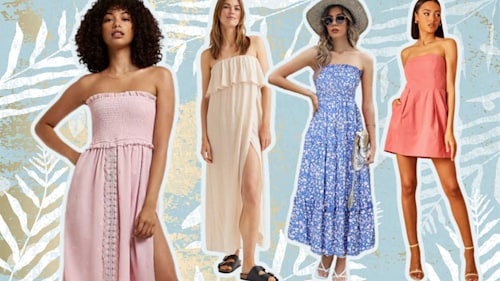 14 stylish strapless summer dresses that won't break the bank