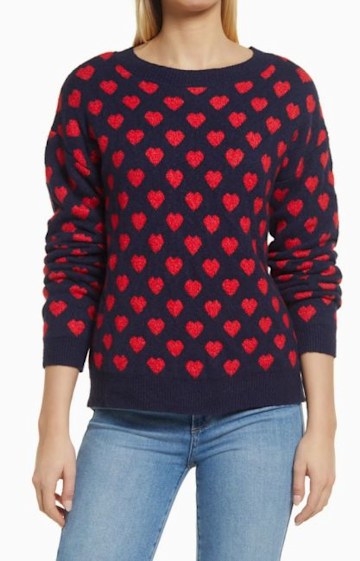 28 best heart print sweaters for Valentine's Day: From Macy's to ...