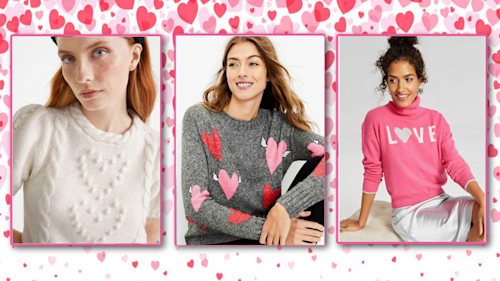 28 best heart print sweaters to buy for Valentine's Day starting from $18