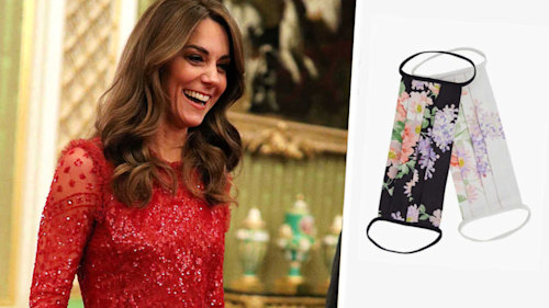 Floral face masks by Kate Middleton's fave designer are on sale for just £7 – hurry before they sell out!