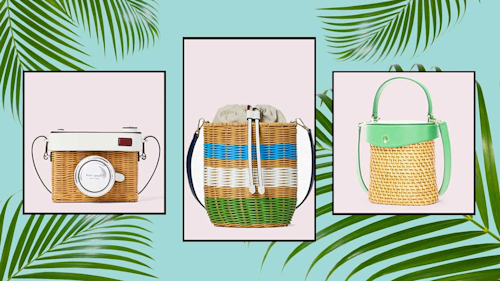 Kate Spade just dropped the CUTEST wicker bag collection that screams summer