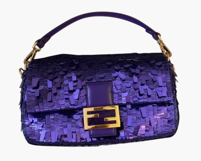 purple fendi bag