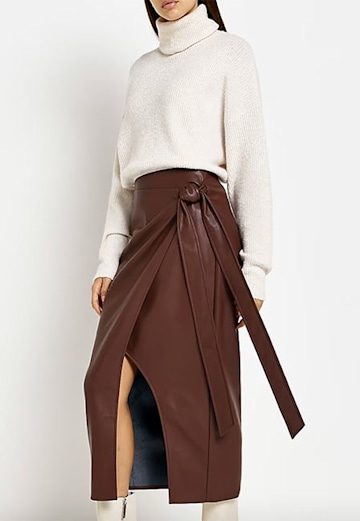 River-Island-faux-leather-midi-skirt