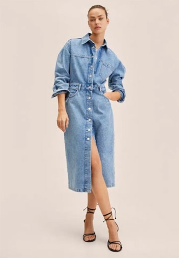 Mango-denim-midi-dress