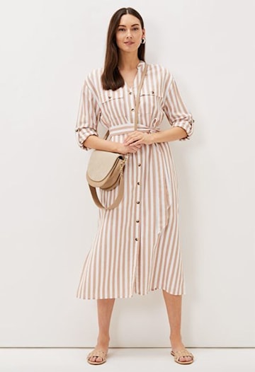 Phase-eight-striped-dress