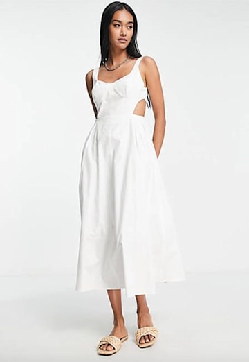 Topshop-white-midi-dress