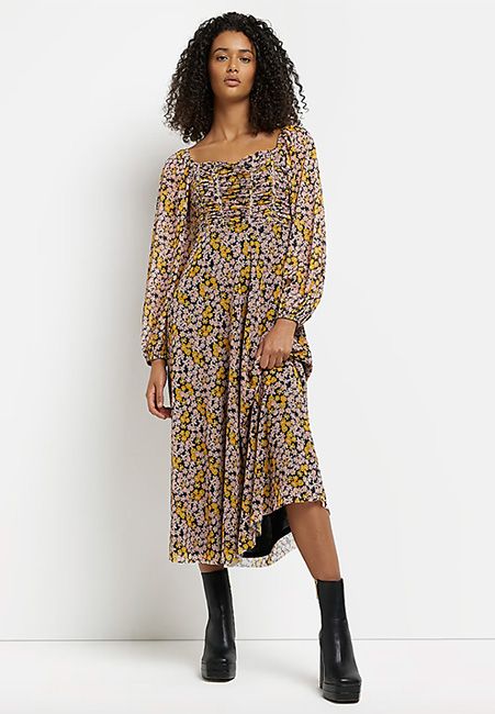 midi autumn dresses uk
