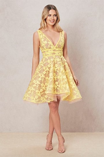 Nadine-Merabi-yellow-dress