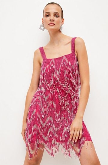 Karen-Millen-pink-sequin-dress