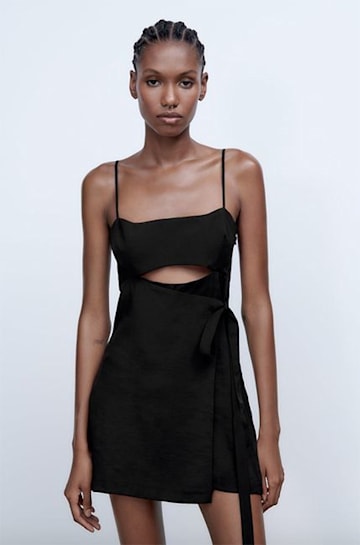 Zara-black-mini-dress
