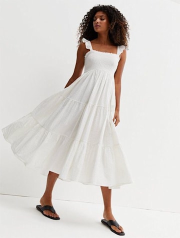 newlook-white-dress-shirred