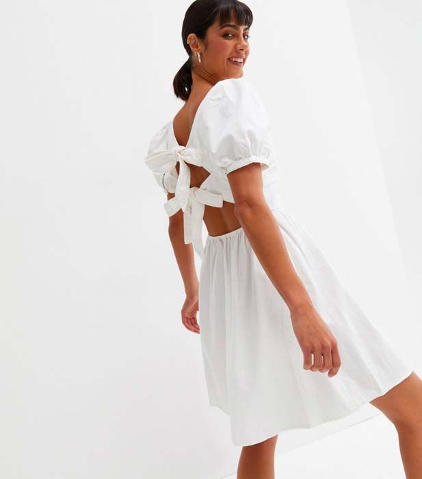 new look white dress,long white ruffle dress,white summer dress,summer dresses with sleeves,