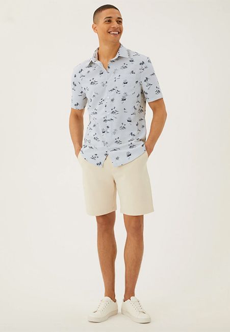 Aspire Wear Mens Summer Holiday Shorts Core Luxe Fleece Khaki 