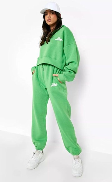 boohoo green tracksuit