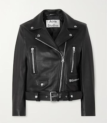 Acne leather jacket