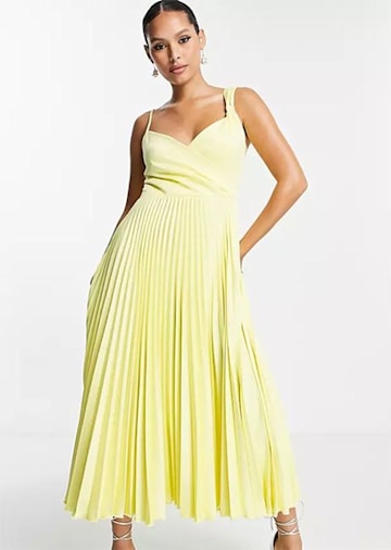asos-yellow-pleated-dress