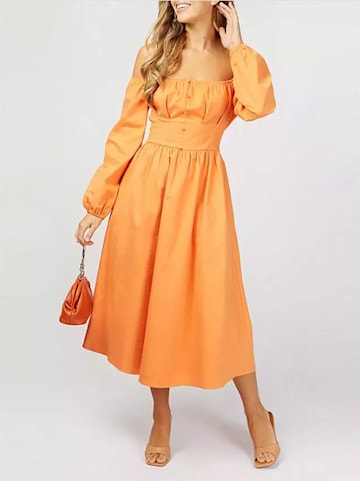 little-mistress-orange-dress