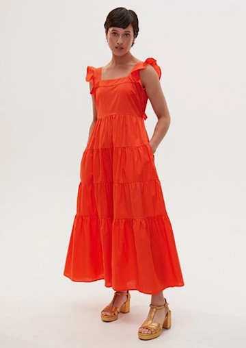 oliver-bonas-orange-dress