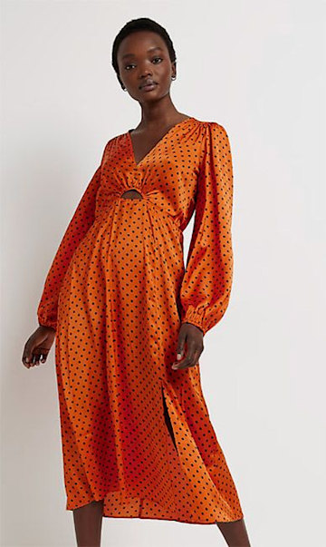 river-island-orange-dress