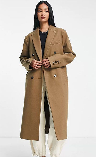 discount 85% Paramita Long coat Brown M WOMEN FASHION Coats Combined 