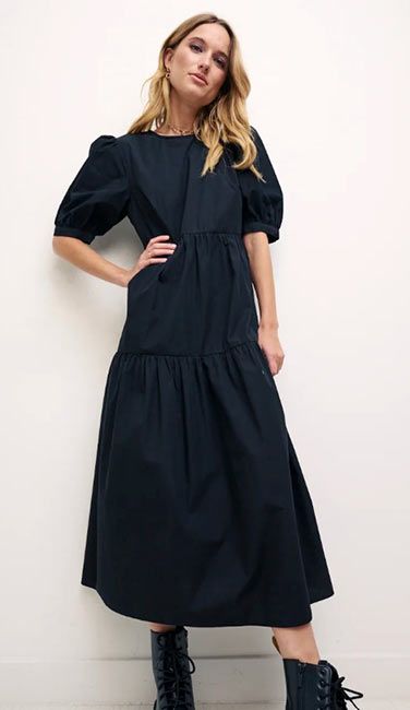 black dresses for funeral new look