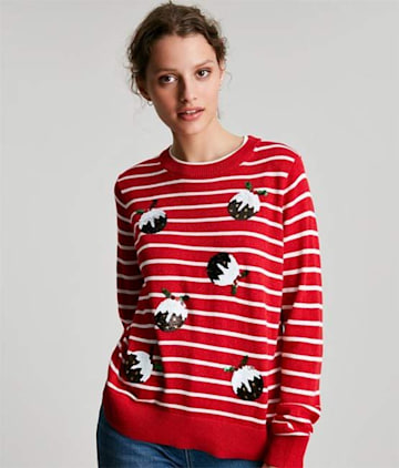 christmas pudding joules jumper