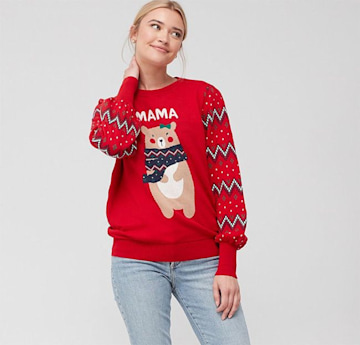 Very Mama Bear Christmas Jumper