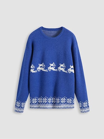Cider Christmas Jumper with Reindeers