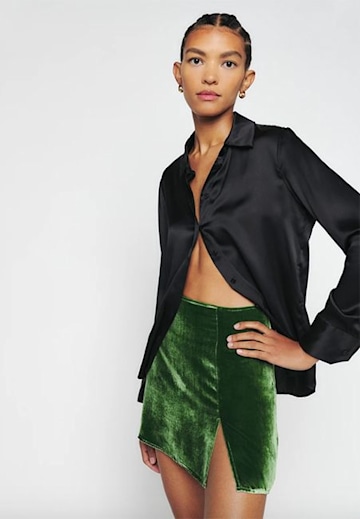 Reformation-mini-skirt