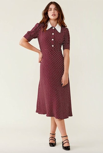 Finery-polka-dot-dress-work