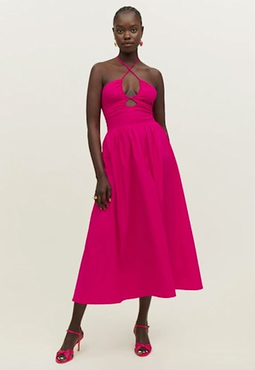 Pink Stassie Reformation Dress