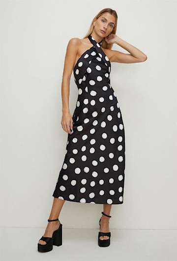 Oasis polka dot dress